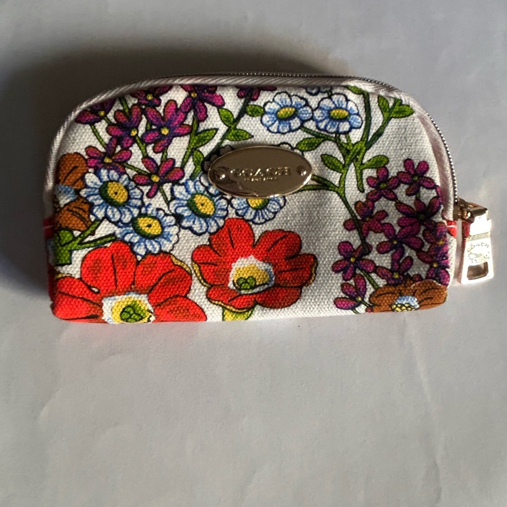 Floral Coach Pouch